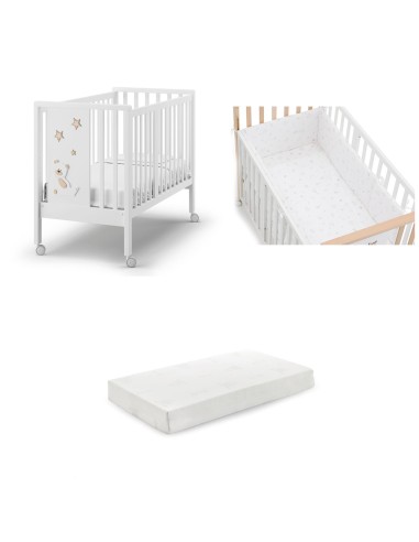 Erbesi - Set Lettino Evo Cucù + Piumone Evo Cucù + Materasso Culla - Spedizione Gratuita