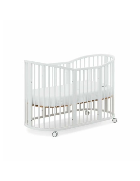 Erbesi - Set Lettino Forever + Rivestimento Culla + Piumone + Set Pouf Con Schienale - Spedizione Gratuita