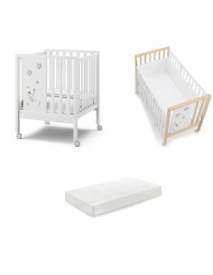 Erbesi - Set Lettino Maxi Cucù + Materasso Culla + Piumone Maxi Cucù - Spedizione Gratuita