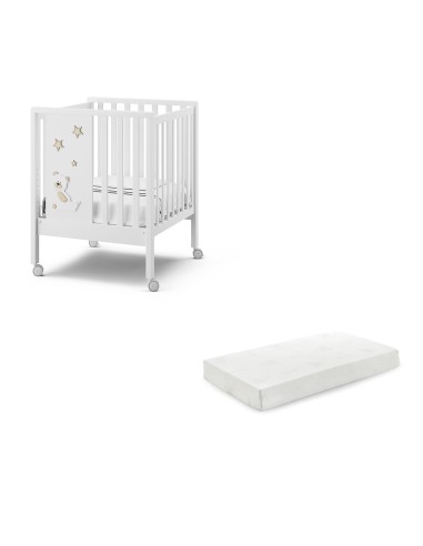 Erbesi - Set Lettino Maxi Cucù + Materasso Culla - Spedizione Gratuita
