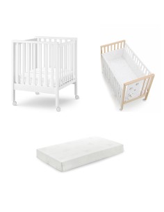 Erbesi - Set Lettino Maxi + Materasso Culla + Piumone Maxi Cucù - Spedizione Gratuita