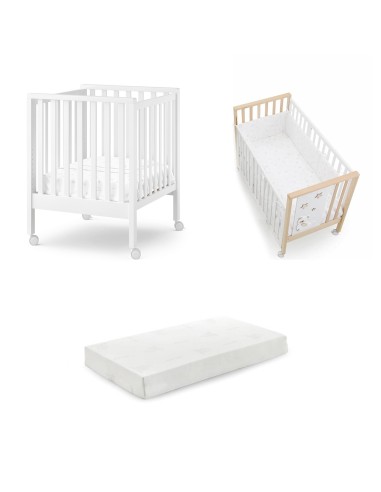 Erbesi - Set Lettino Maxi + Materasso Culla + Piumone Maxi Cucù - Spedizione Gratuita
