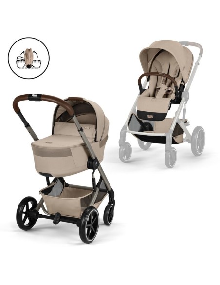 Cybex - Duo Balios S Lux 2026 Con Navicella Richiudibile - Spedizione Gratuita