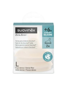 Suavinex - Tettarelle Zero.Zero in Silicone Anticoliche Flusso Denso 2