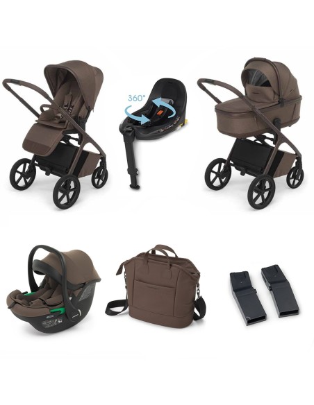 Foppapedretti - Promo Trio Commander Con Disk Infant, Adattatori, Disk Grow, Base Disk E Borsa Elegant