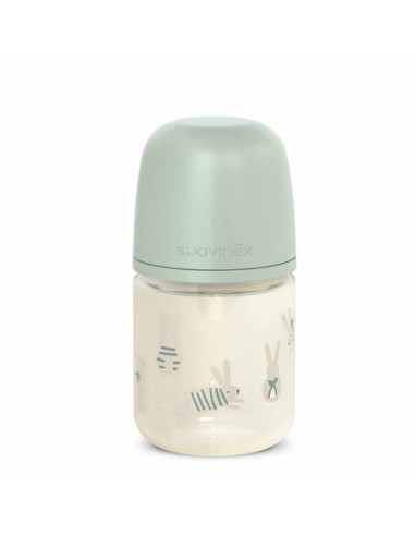 Suavinex - Biberon in Vetro Wonder flusso Lento 120 ml