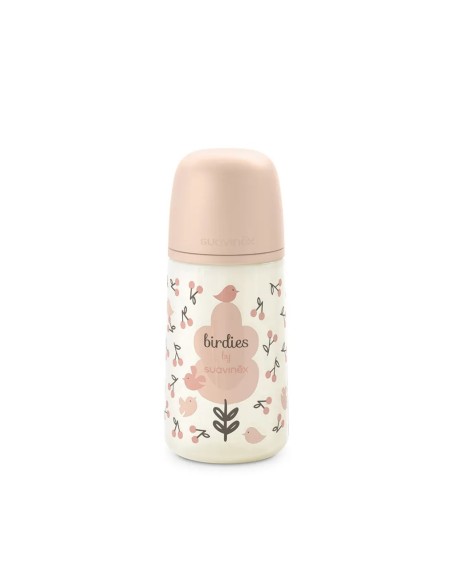 Suavinex - Biberon Birdies Flusso Medio 270 ml