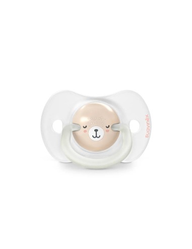 Suavinex - Ciuccio Fisiologico Fluorescente Wild&Free 6-18 Mesi