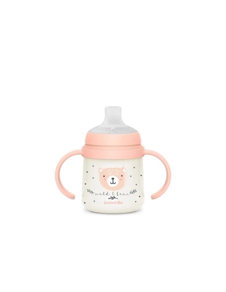 Suavinex - La prima tazza con beccuccio in silicone da 150 ml Wild & Free