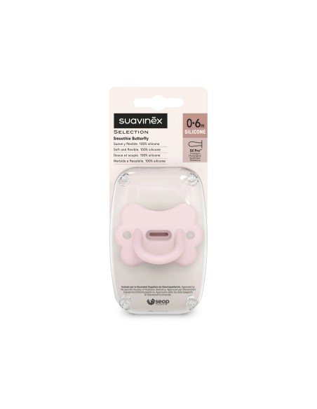 Suavinex - Ciuccio fisiologico SX Pro 0-6 mesi Farfalla Colour Essence