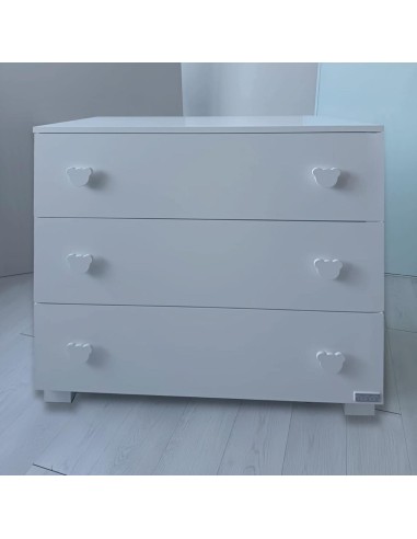 Nanan - Comò 3 Cassetti Con Pomelli Orsetto - Spedizione Gratuita