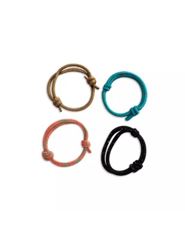 Suavinex - Set 4 Braccialetti In Corda Alla Citronella
