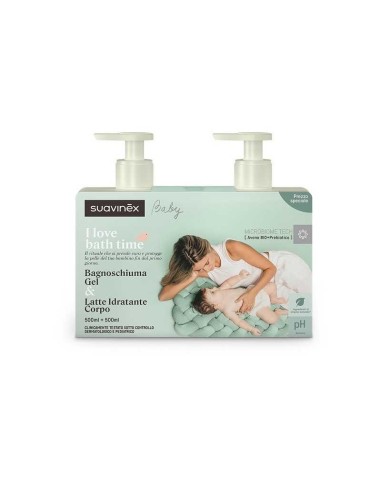 Suavinex - Bipack Latte Idratante + Bagno Bolle I Love Bath Time