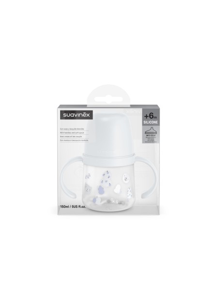 Suavinex - Biberon Antigoccia Con Manici Wild&Free 150ml +6mesi