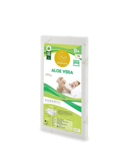 Italbaby - Materasso per bambini Aloe Vera 70x140 cm