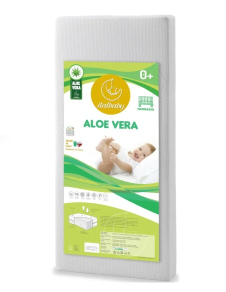 Italbaby - Materasso per bambini Aloe Vera Montessori 80x160 cm