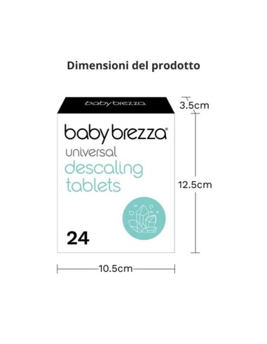 Baby Brezza - Pastiglie Decalcificanti Universali