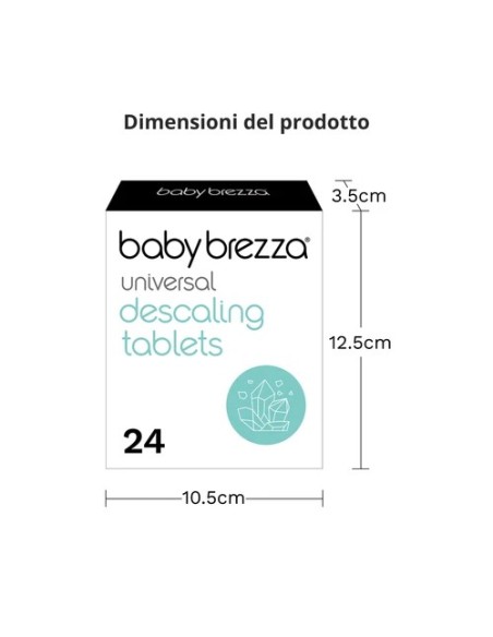 Baby Brezza - Pastiglie Decalcificanti Universali