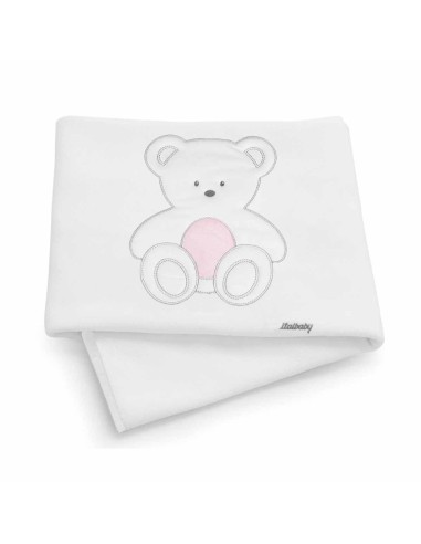 Italbaby - Coperta Piquè per Culla Peluche