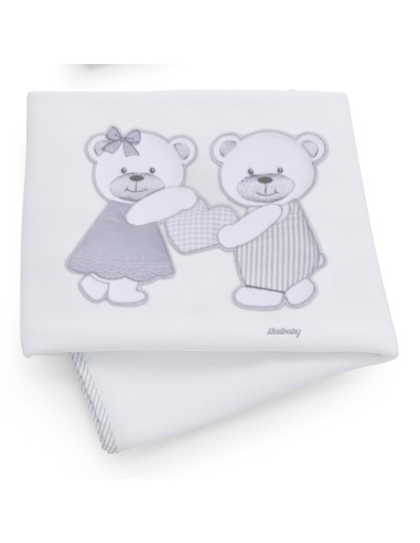 Italbaby - Coperta Piquè per Lettino Dolci Coccole