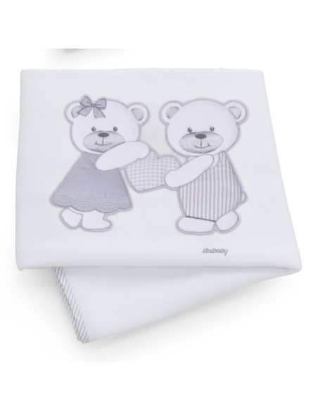 Italbaby - Coperta Piquè per Lettino Dolci Coccole