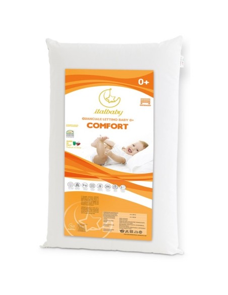 Italbaby - Guanciale Comfort per Lettino 1 - 6 anni cm 38x58x7h