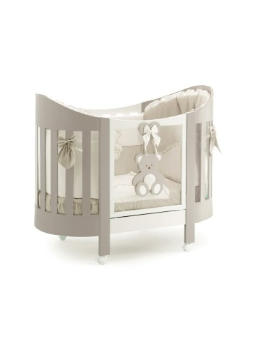 Italbaby - Set Ovale Peluche con Materasso - Spedizione Gratuita