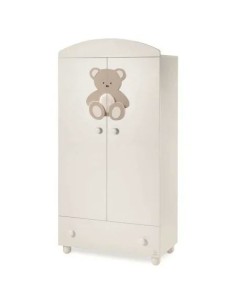 Italbaby - Armadio Bianco Peluche - Spedizione Gratuita
