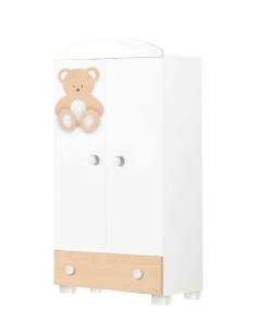 Italbaby - Armadio Peluche Bianco/Naturale