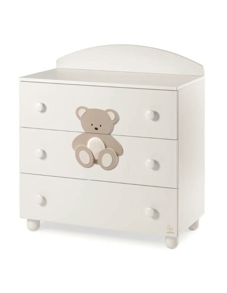 Italbaby - Comò Bianco Peluche