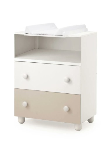 Italbaby - Cassettiera Easy Dresser Tortora - Spedizione Gratuita