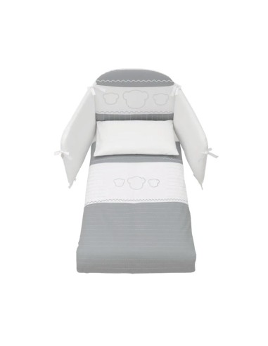 Italbaby - Set Culla da 4Pezzi con Paracolpi Smart