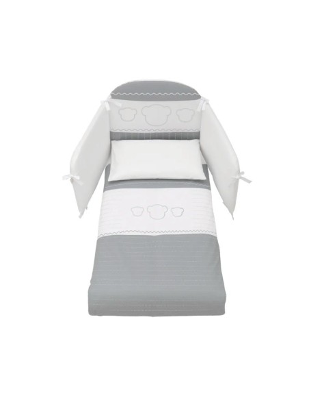 Italbaby - Set Culla da 4Pezzi con Paracolpi Smart