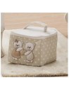 Italbaby - Beauty Case Tessile Rettangolare Dolci Coccole