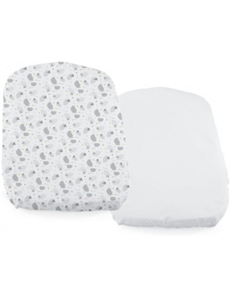 Chicco - Lenzuola Crib Set 2 Pezzi Baby Hug