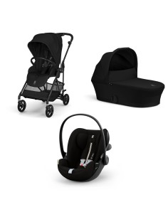 Cybex - Trio Melio Carbon Con Ovetto Cloud G3 Plus + Adattatori - Spedizione Gratuita