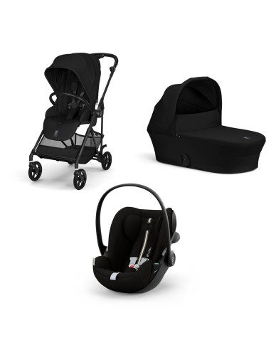Cybex - Trio Melio Carbon Con Ovetto Cloud G3 Plus + Adattatori - Spedizione Gratuita