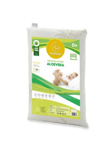 Italbaby - Guanciale Antibatterico Aloe Vera 1/6 anni