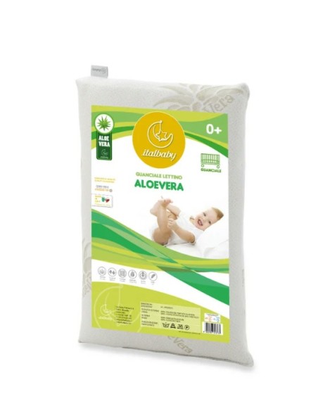 Italbaby - Guanciale Antibatterico Aloe Vera 1/6 anni