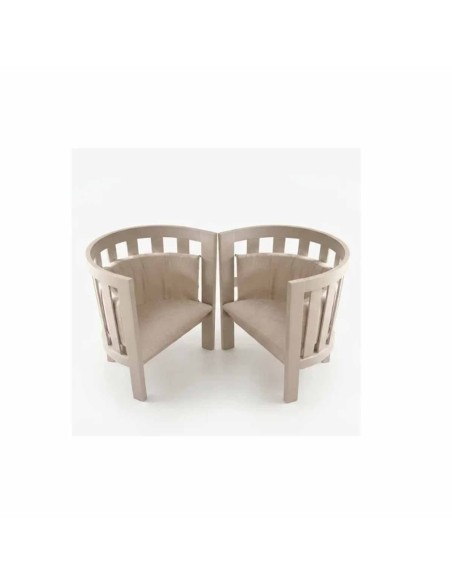 Italbaby - Kit Seduta Poltrona Ovale 2 Sedute con Cuscini