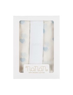 Nanan - Mussola Cuori 3 Pezzi