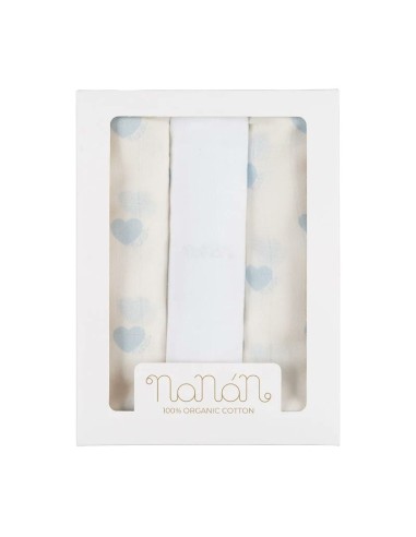 Nanan - Mussola Cuori 3 Pezzi