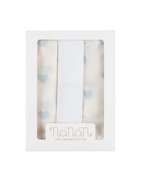 Nanan - Mussola Cuori 3 Pezzi