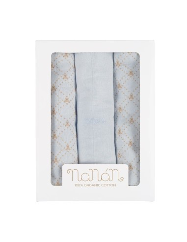 Nanan - Mussola Tato All Over Lettering 3Pezzi