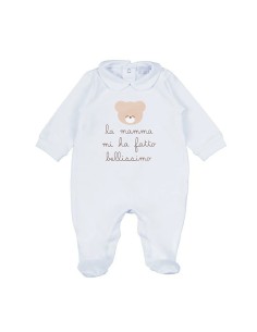 Nanan - Tutina con Scritta La Mamma Mi Ha Fatto Bellissima/o