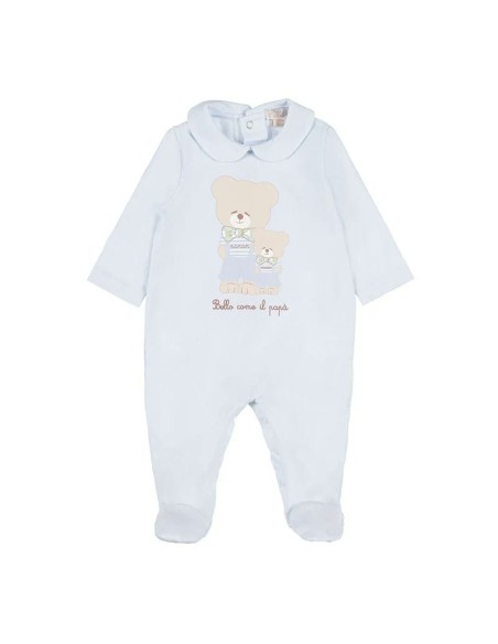 Nanan - Box Tutina+body Azzurro "Bello come il Papà