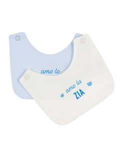 Nanan - Bavaglio Off-White Zii con Scritta "Amo Lo Zio/La Zia" 2