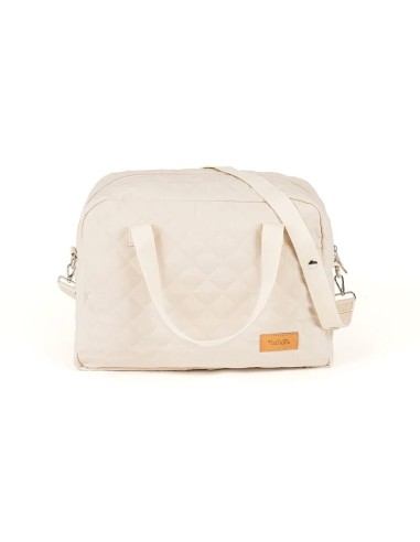 Nanan - Borsa Mamma in Tessuto Beige