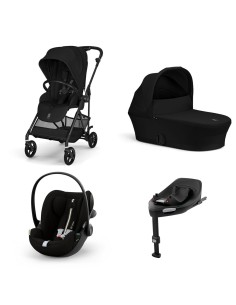 Cybex - Trio Melio Carbon Con Ovetto Cloud G3 Plus + Base G3 - Spedizione Gratuita