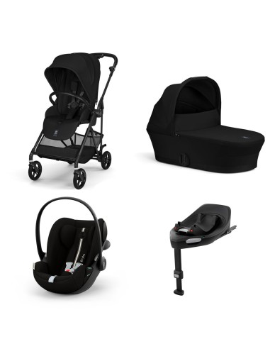 Cybex - Trio Melio Carbon Con Ovetto Cloud G3 Plus + Base G3 - Spedizione Gratuita